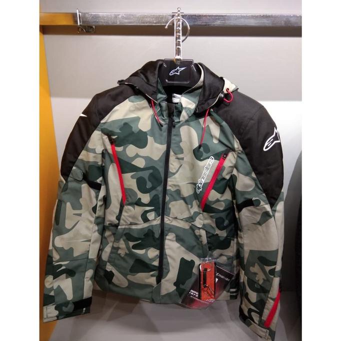 ALPINESTARS BADGER JACKET CAMO BLACK I JAKET MOTOR BIKER MURAH