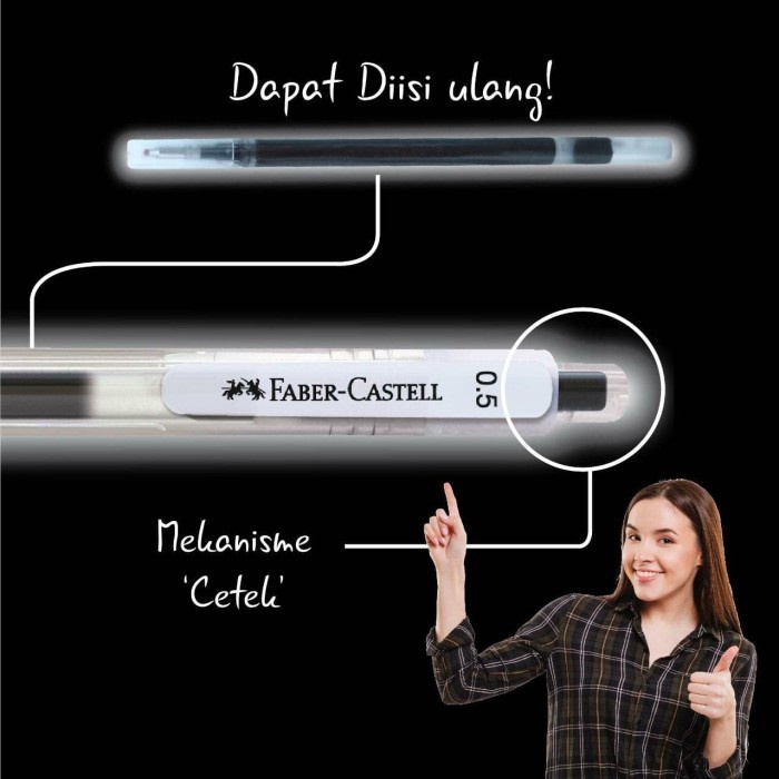 

Kusus Hari Ini Pen / Pulpen / Ballpoint Air Gel Faber-Castell 0,7Mm Blue / Tinta Biru Gilaa!!!