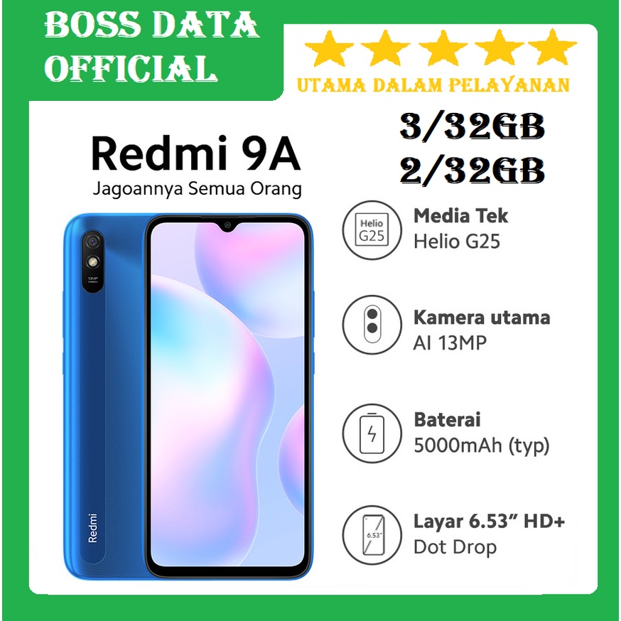 Redmi 9A 2/32 & 3/32