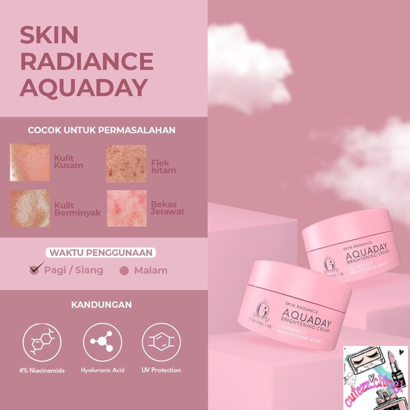 ☃Cutezz_Ching1☃Madame Gie Skin Radiance Brightening Cream |AquaDay|AquaNite 20g