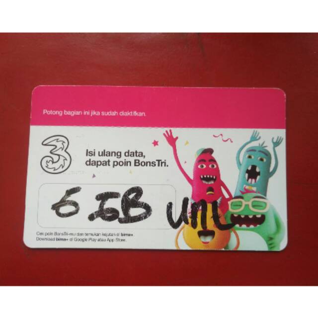 Voucher Tri 6 GB Unlimited