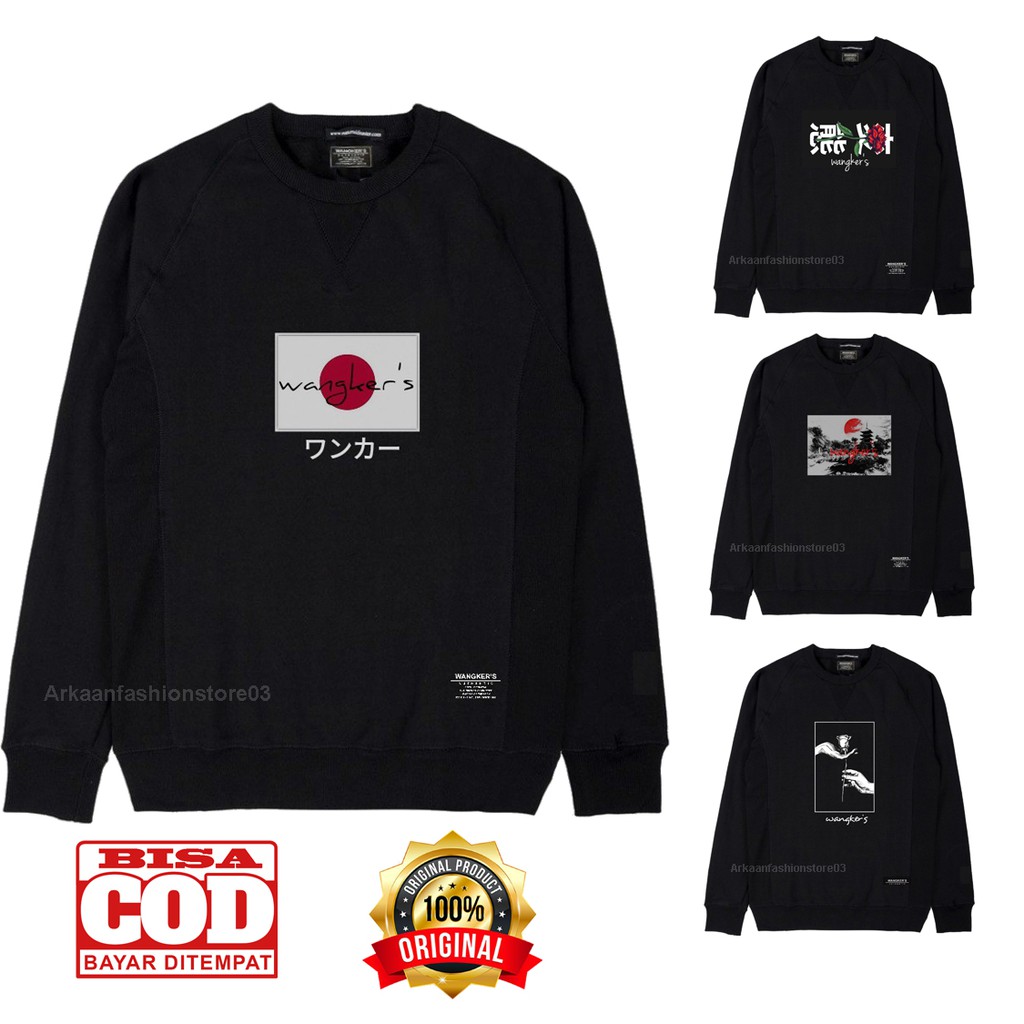 [ PALING BARU ] CREWNECK PRIA DAN WANITA / SWEATER OBLONG POLOS PRIA / SWEATER CREWNECK JAPAN ORIGINAL WANGKERS