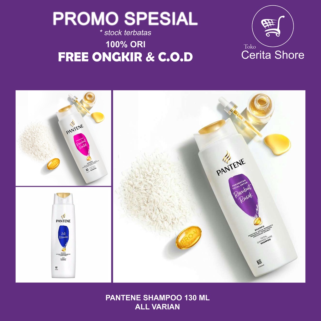 PANTENE SAMPHO 130 ML/ SHAMPO PANTENE 130ML/ PANTENE/ SHAMPO MURAH/ PANTENE SHAMPO RAMBUT RUSAK/ PAN