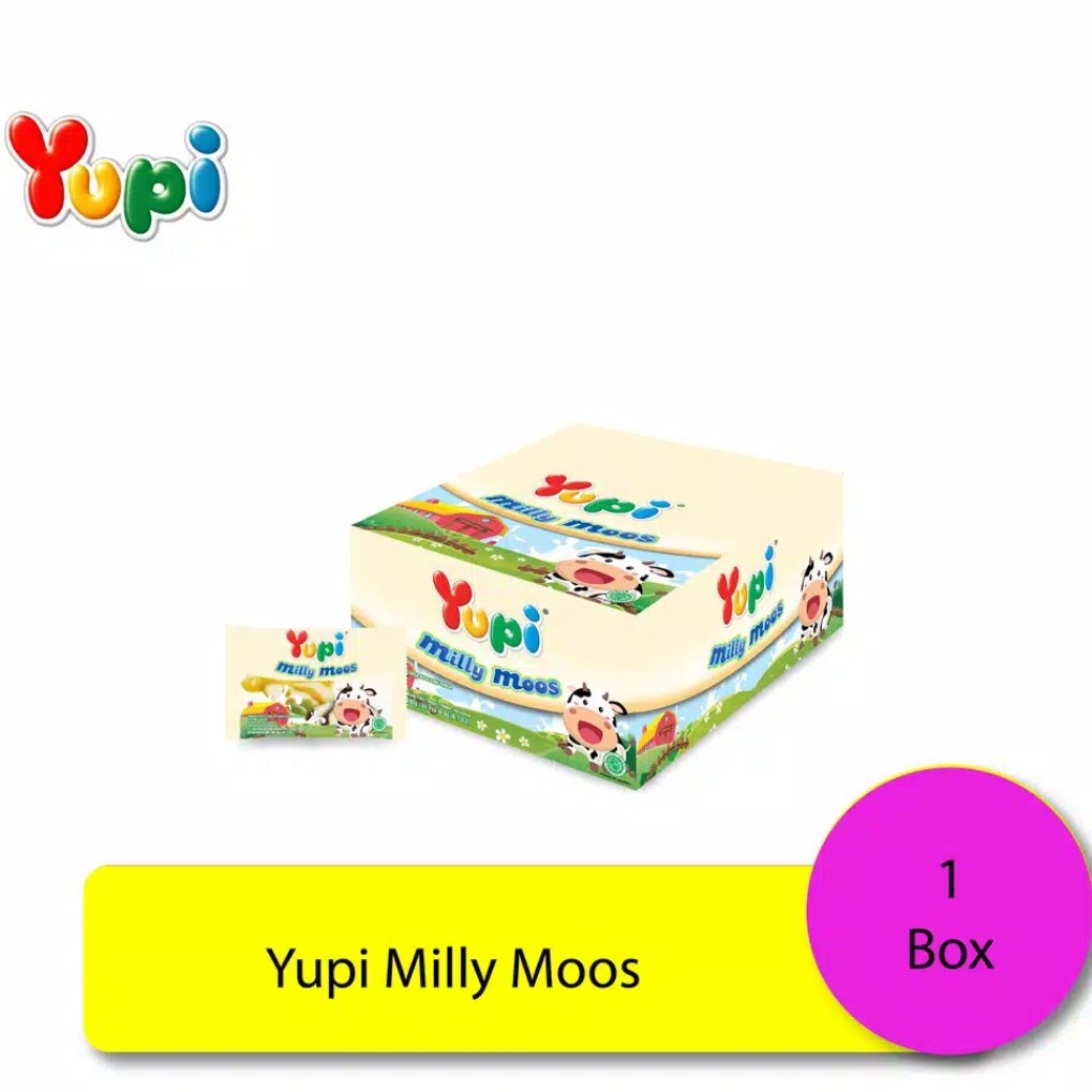 

Yupi Milly Moos 1 Box isi 24 Pcs