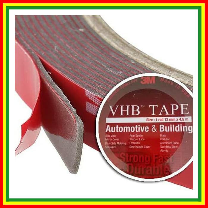 

3M VHB DOUBLE TAPE FOAM OTOMOTIF 12MM X 4.5M