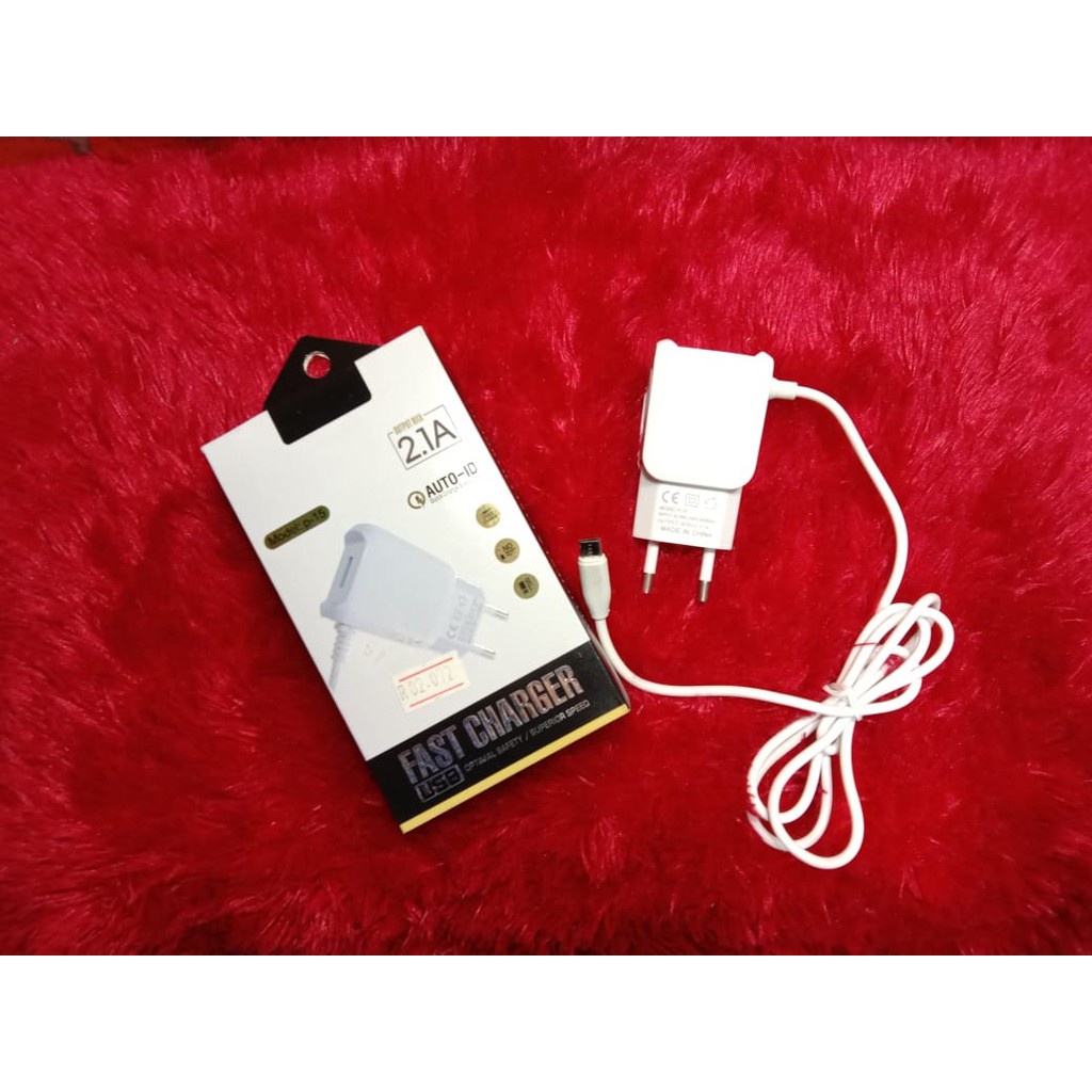 TRAVEL CHARGER P-15 CHARGER BRANDED UNIVERSAL P15 1USB 2.1A