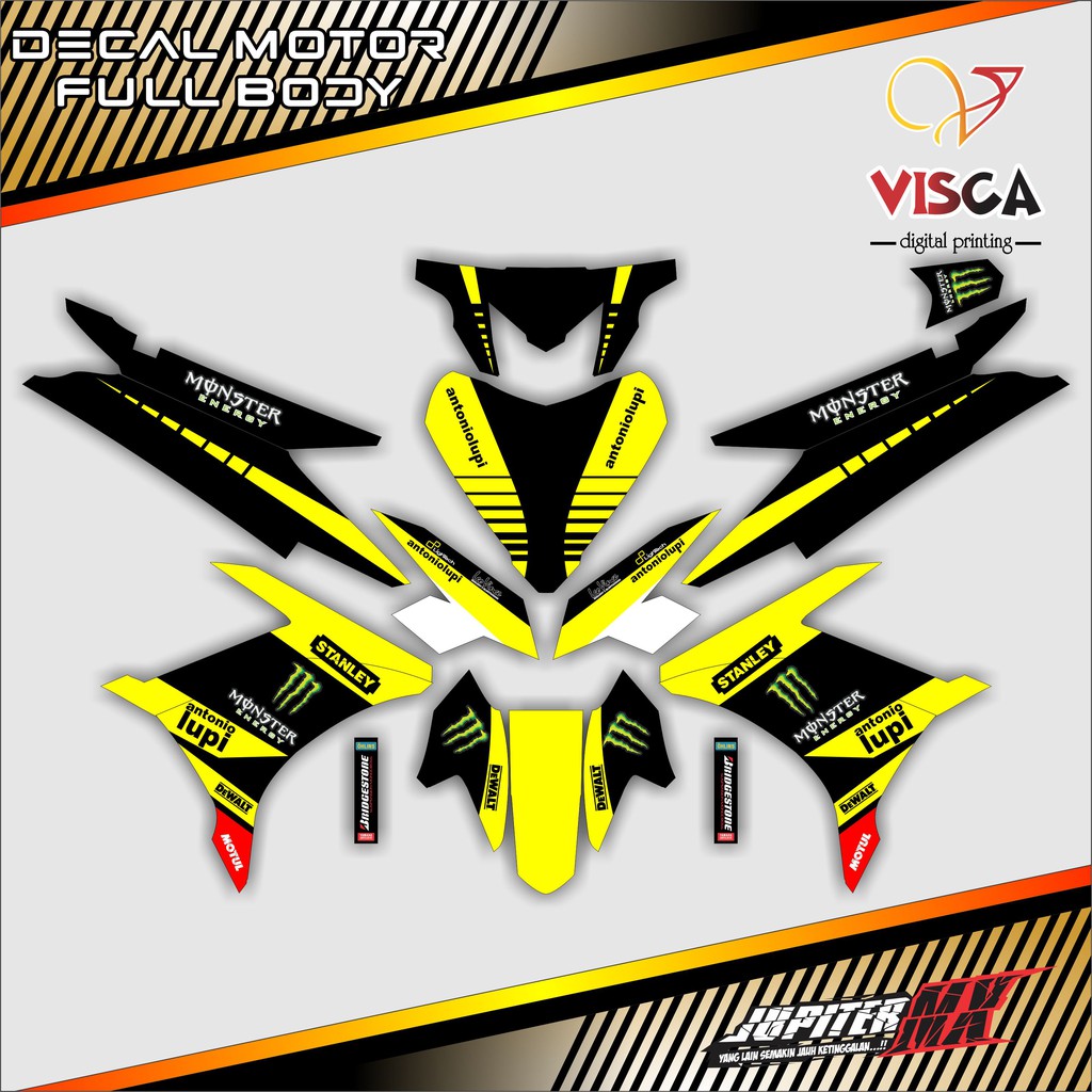 Decal Jupiter Mx 135 Full Body Stiker Jupiter Mx 135 Full Body Dekal Jupiter Mx 135 ME