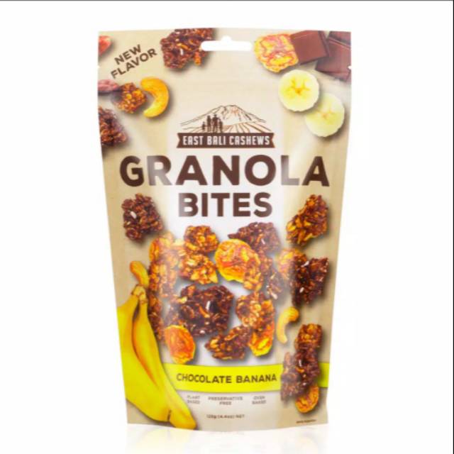 

East Bali Cashew Granola Bites Chocolate Banana 125 gr