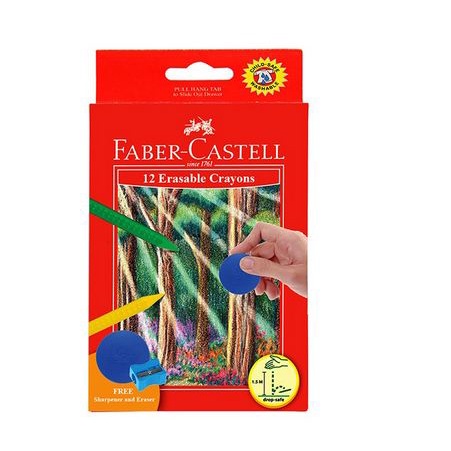 [TOSERBA_EMAK] - Faber Castell Erasable Crayons ( Crayons Hapus )