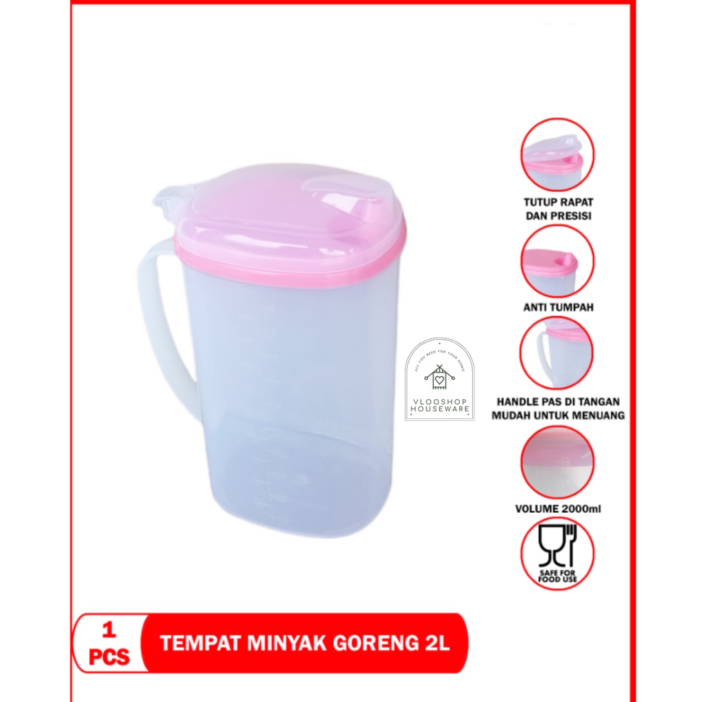 GOLDEN SUNKIST BOTOL MINYAK GORENG 1LITER &amp; 2LITER | BOTOL MINYAK GORENG 1LITER &amp; 2LITER | TEMPAT MINYAK GORENG ANTI TUMPAH