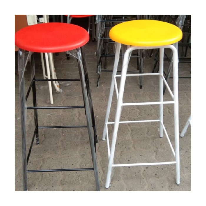 Bar Bangku Baso Limited Kursi 75cm Plastik Unik Tinggi Bulat
