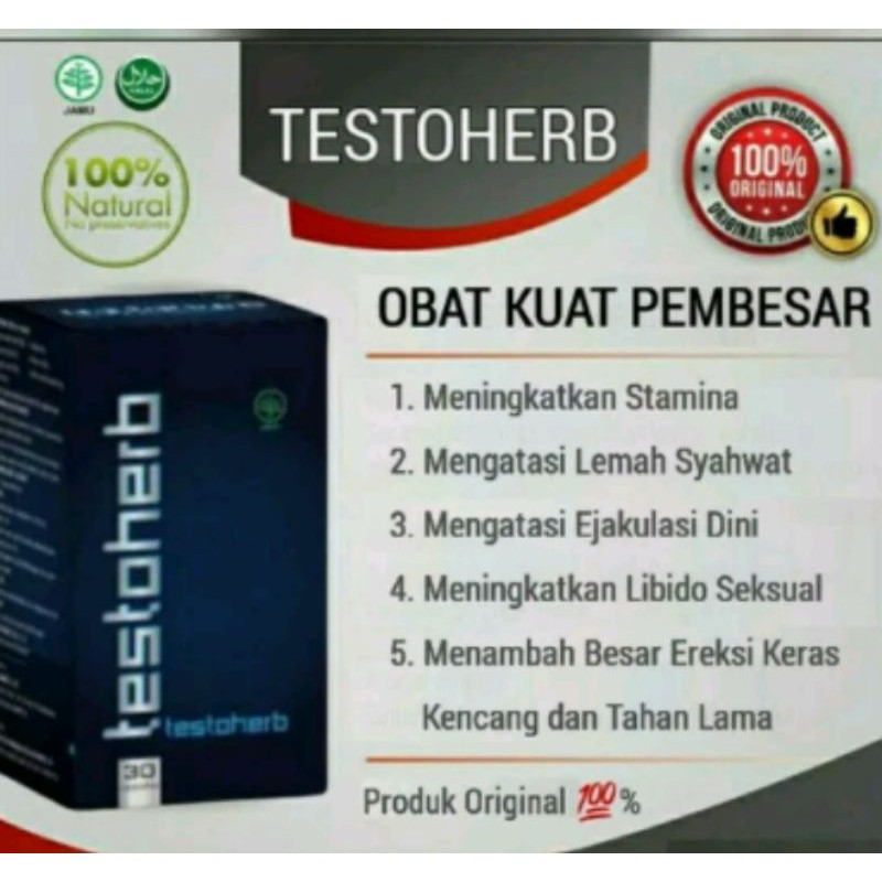 Obat Testoherb Asli Original Berkualitas Topcer