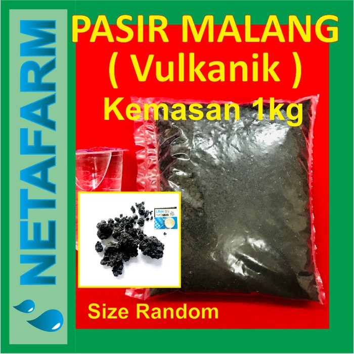 Media Tanam - PASIR MALANG VULKANIK Size Random isi 1kg