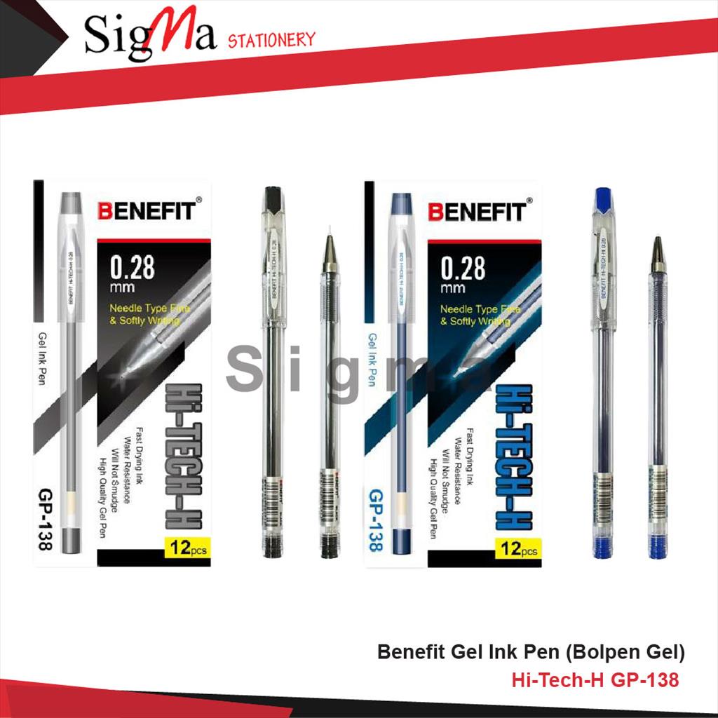 

Pulpen Gel BENEFIT GP-138 (Lusin)