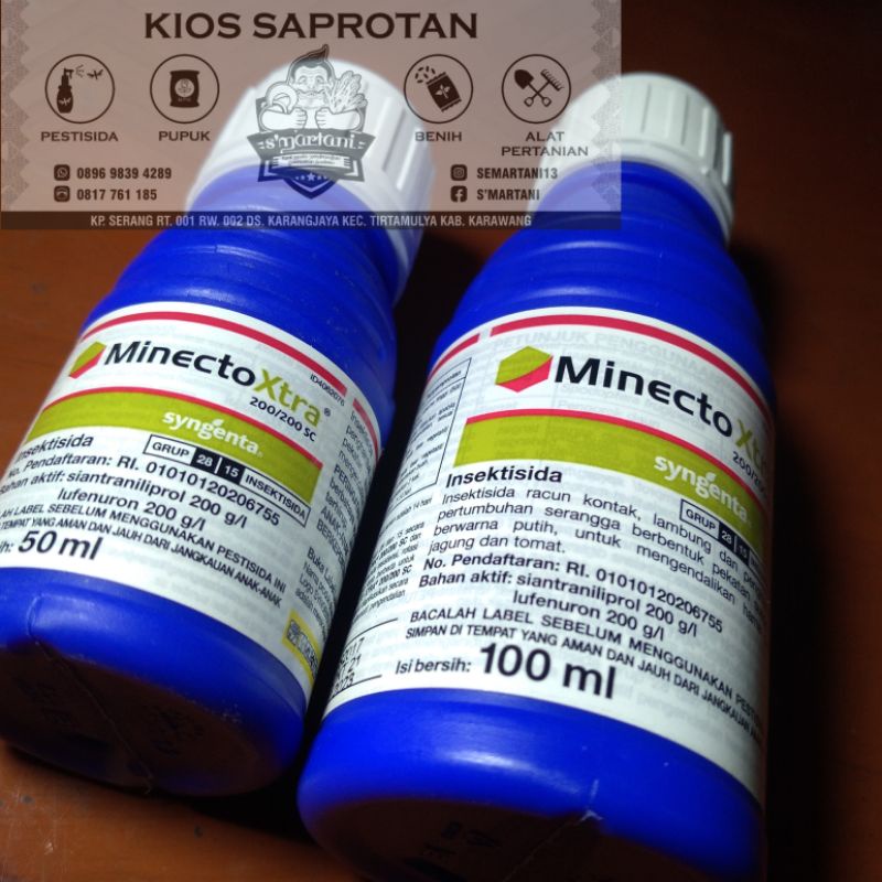 MINECTO XTRA 100ml/50ml INSEKTISIDA PEMBASMI HAMA ULAT