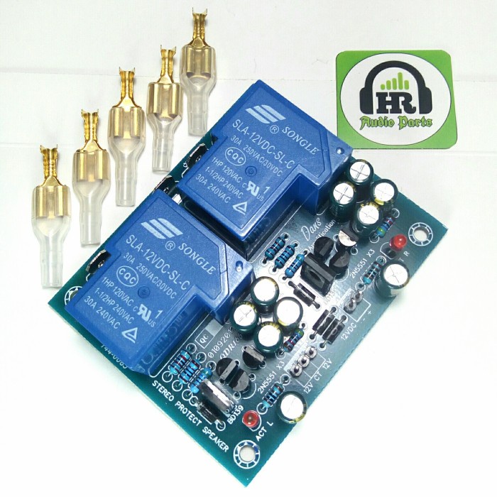 Kit Speaker Protektor Stereo DC12V 30A Spk Protector Modul