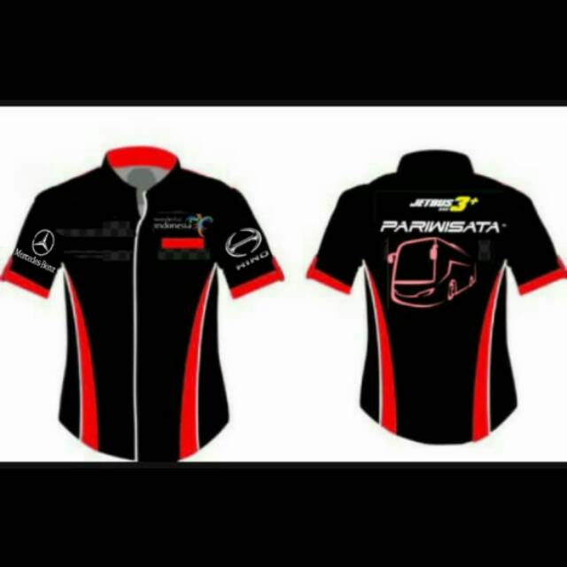 Baju bordir jet bus 3.