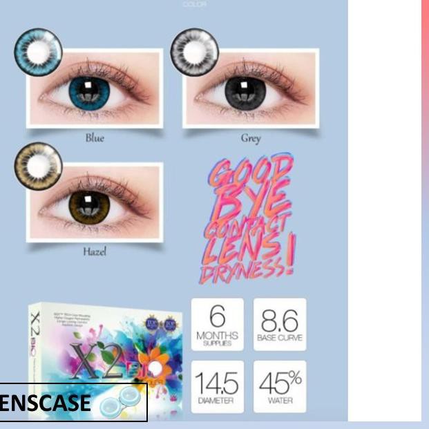 ➢ SOFTLENS X2 BIO COLOR / NORMAL & MINUS / GREY & HAZEL / 14.5 mm / Soflen Softlen Softlens ➵
