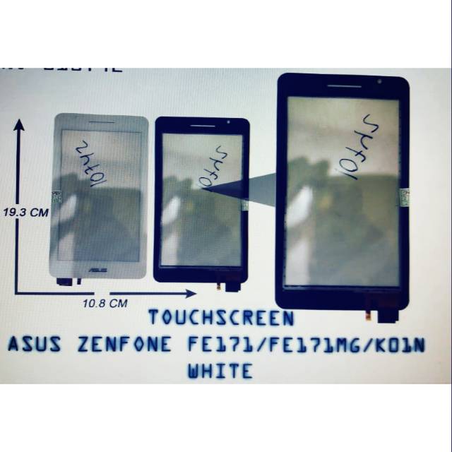 TOUCHSCREEN ASUS ZENFONE K01N ASUS FE171 ASUS FE171CG