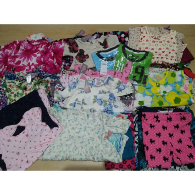 Paket usaha baju anak mix 50pcs