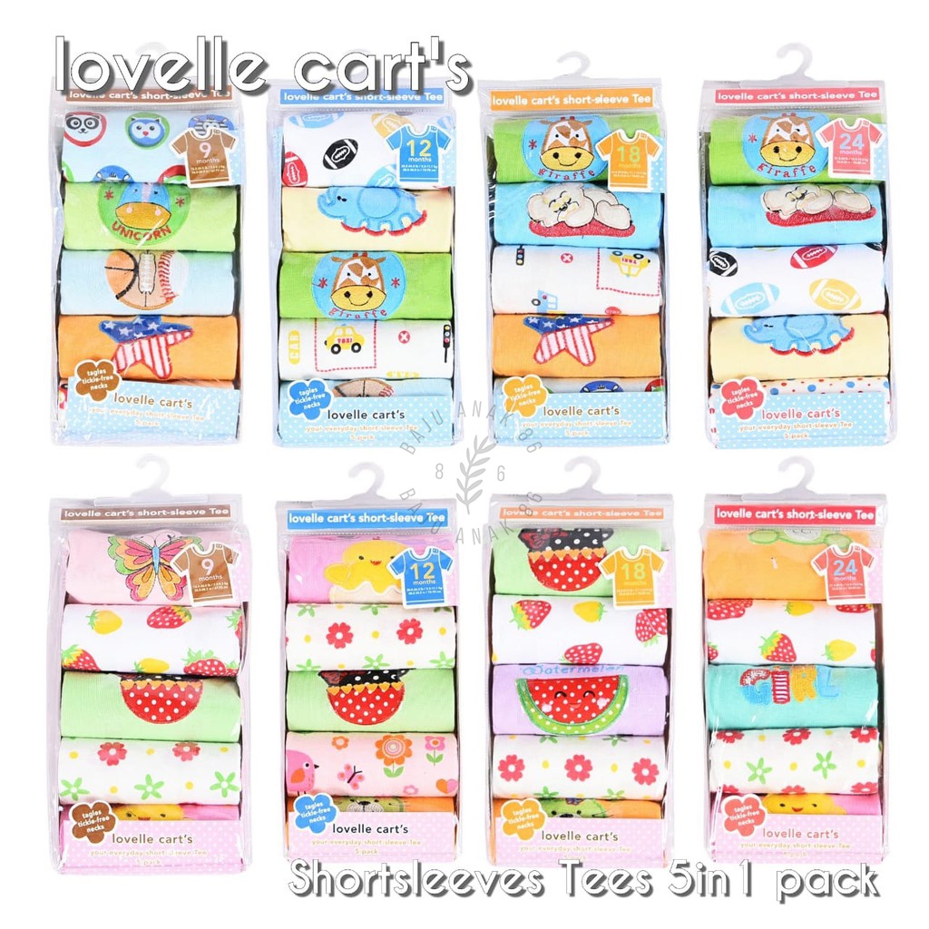 Shortsleeves Tees 5 in 1 Lovelle Carts - 018.1314.15