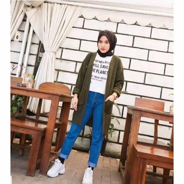 SIMPLY CARDY KNIT // OUTER RAJUT // OUTER MUSLIM // CARDY MURAH