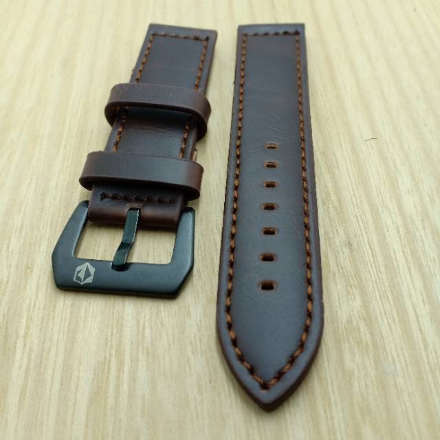 Tali jam Expdition hitam  coklat  24 dan 22 mm strap tali jam kulit Expedition