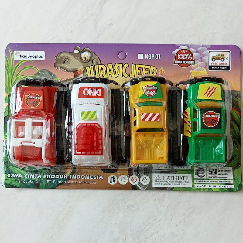 KGP 07 - Mainan mobil Jurasic Jeep KGP07