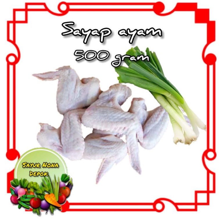 

sayap ayam segar 500 gram
