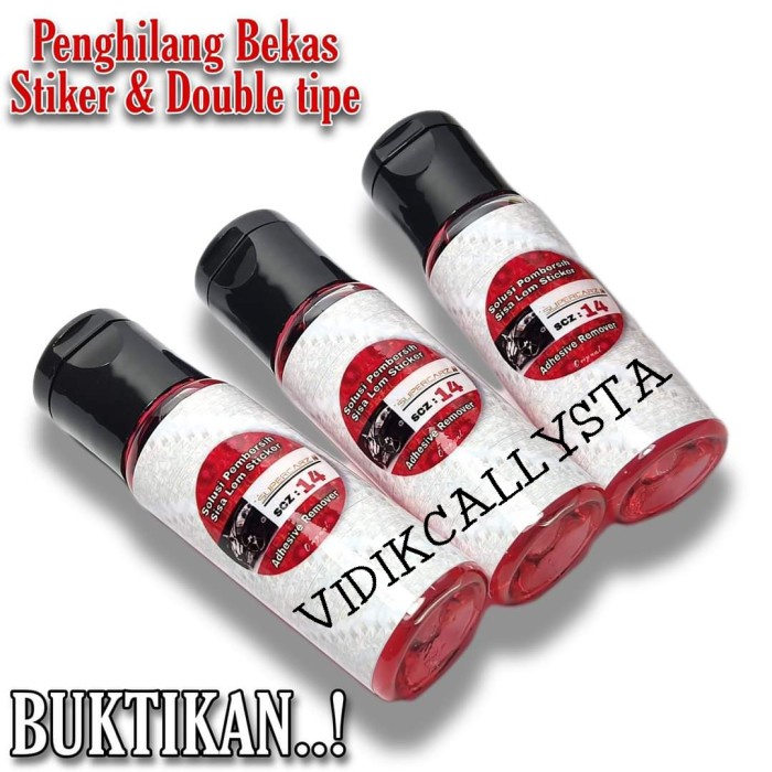 Supercarz Adhesive Remover Pembersih Bekas Stiker pada Kaca Body