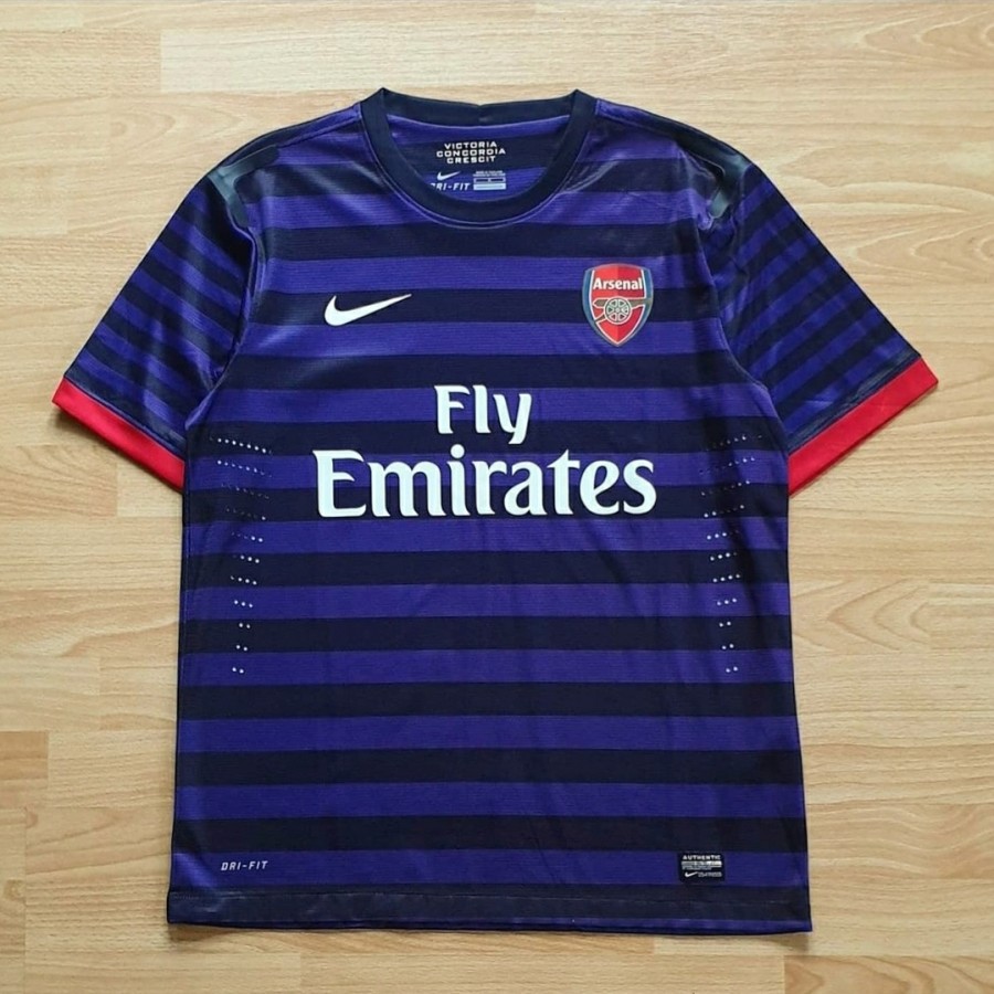Jersey Arsenal 2012-2013 Away Player Issue Baju Bola Inggris England PI GO