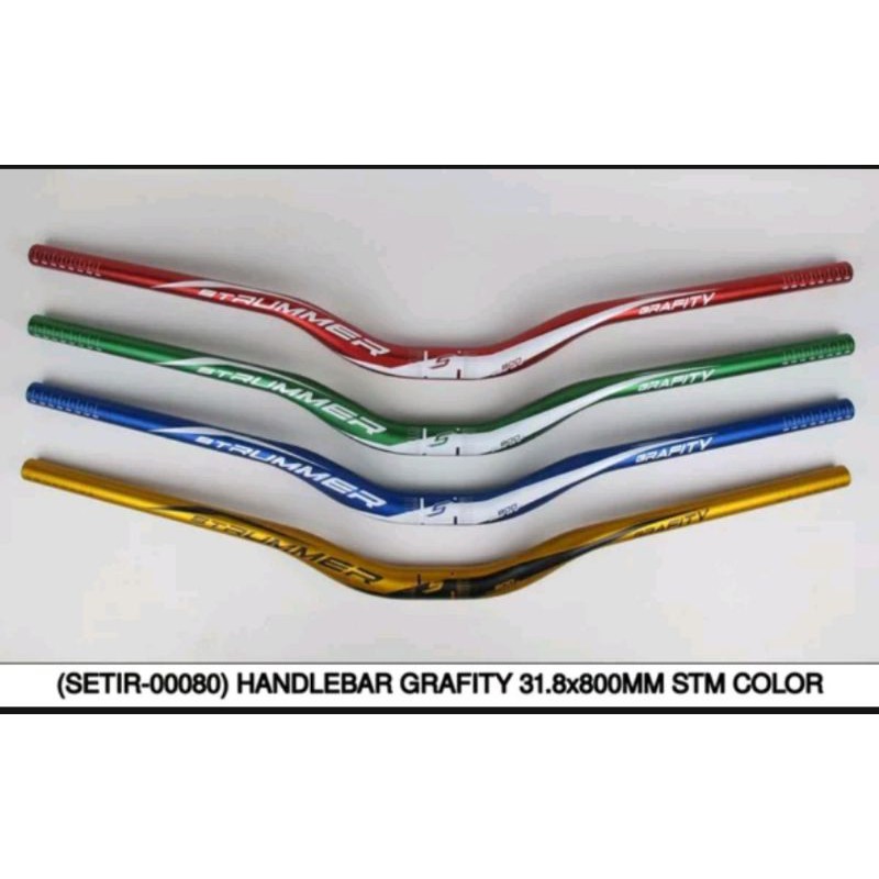 Jual Handlebar Stir Stang Strummer Grafity Panjang Mm Colour Warna Shopee Indonesia