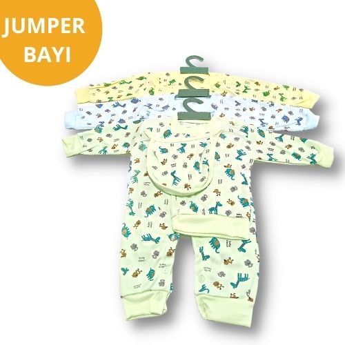 Jumper Bayi Panjang Kaki Newborn | Baju Jumper Bayi