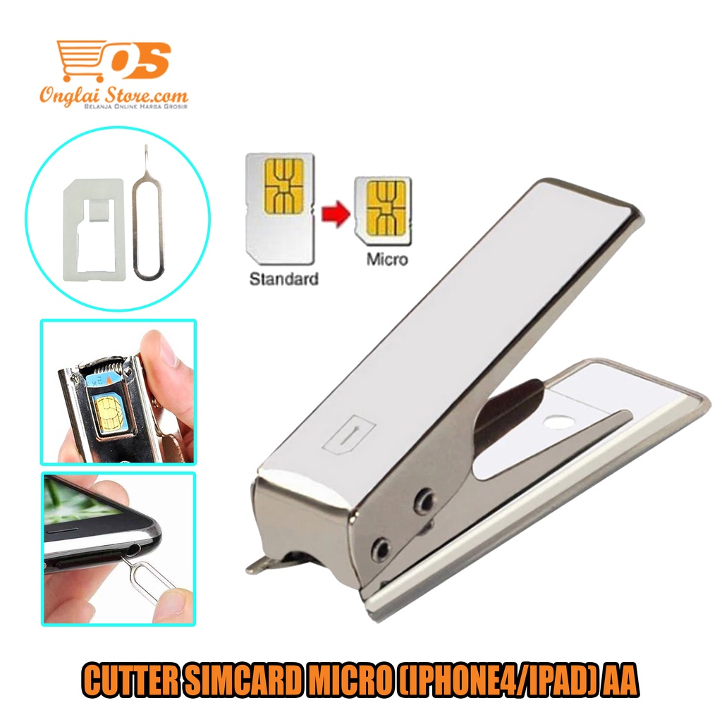 

CUTTER SIMCARD MICRO (IPHONE4/IPAD) AA
