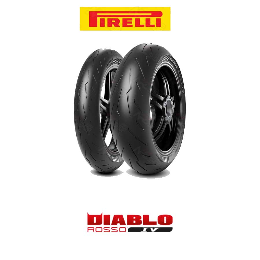 Ban Set Depan Belakang Pirelli Diablo Rosso IV 120/70 & 180/55