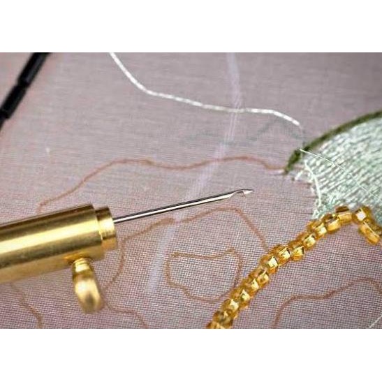 ➢ Tambour payet india jarum payet mote alat payet tambour embroidery ☑