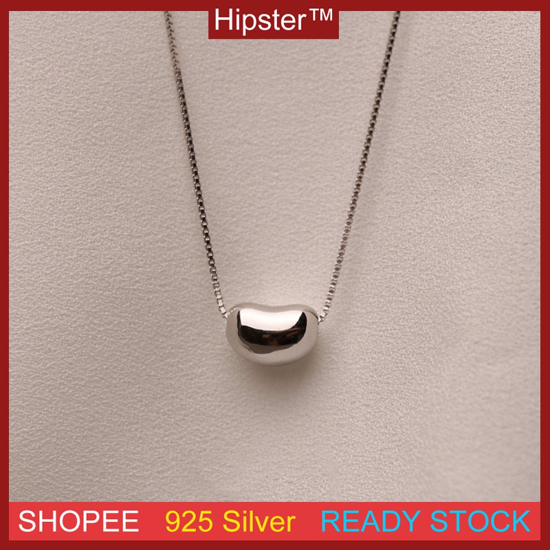 Fashion Aksesoris S925 Sterling Silver Kalung Tren Kepribadian Desain Sederhana