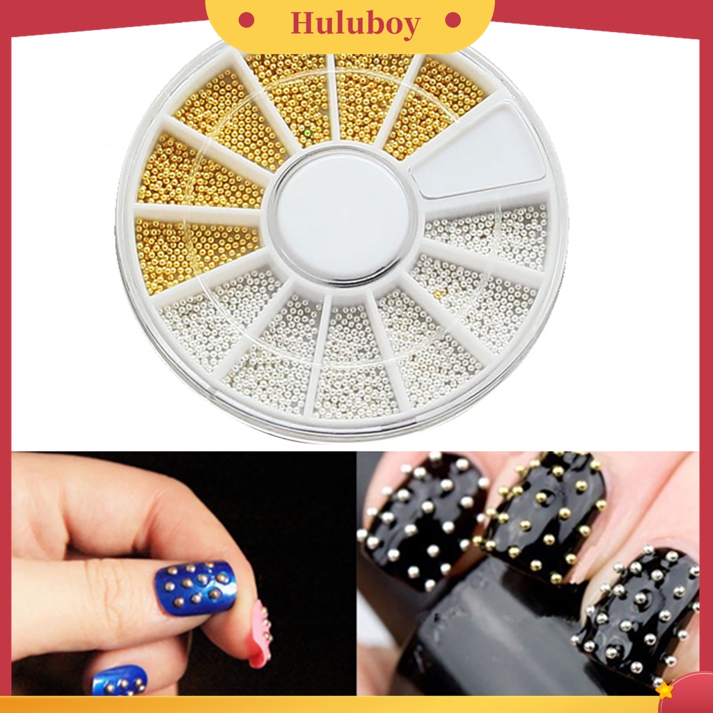 Huluboy Huluboy♡ Manik-manik Metal 3D Multifungsi Untuk Dekorasi Nail Art