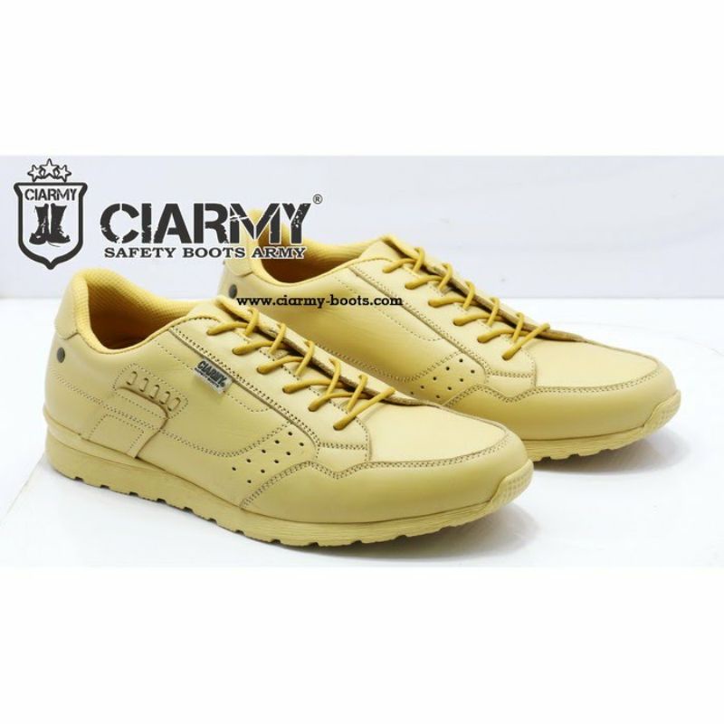 Sepatu sneakers kulit asli ciarmy type ss01