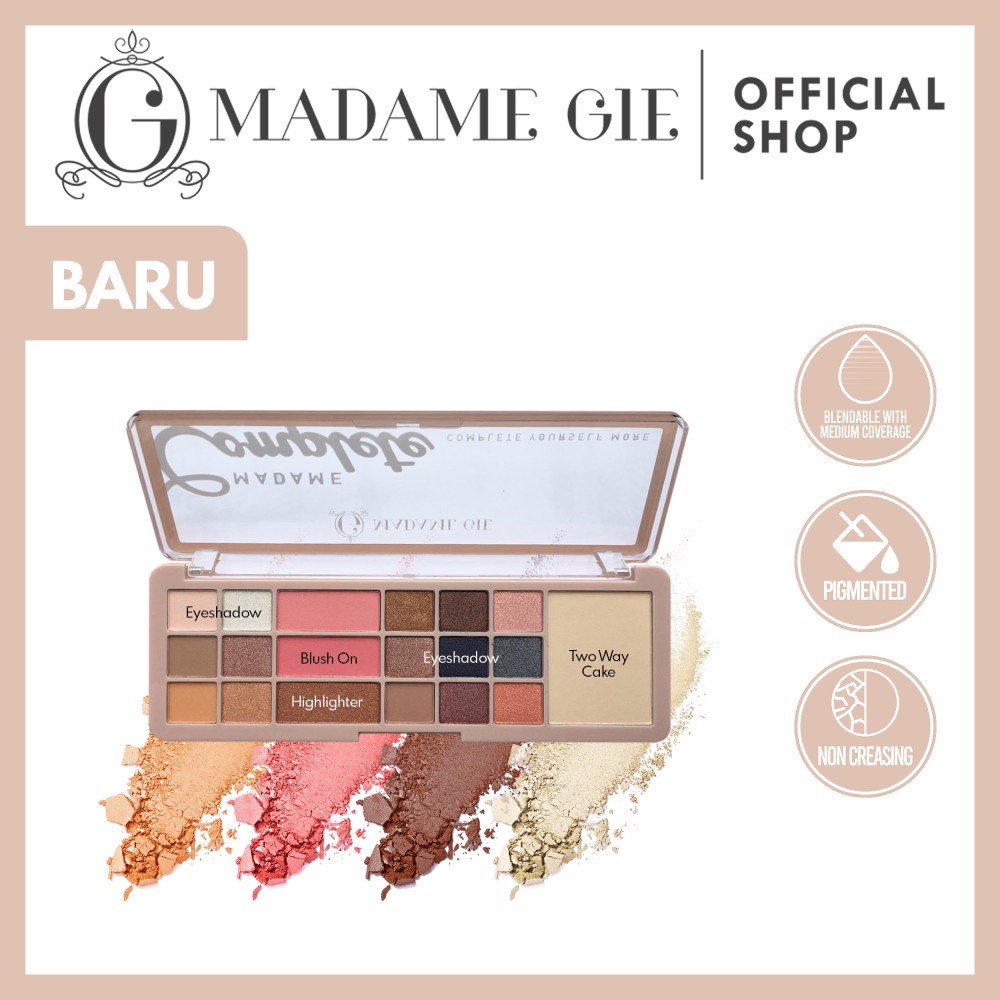 MADAME GIE MADAME COMPLETE MAKE UP KIT - MAKEUP FACE PALLETE
