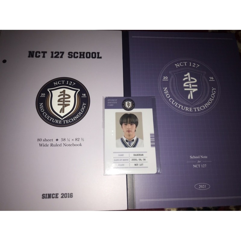 [READY STOCK] ID CARD HAECHAN NOTEBOOK BACK TO SCHOOL KIT NCT 127 | B2S BTSK NCT 127
