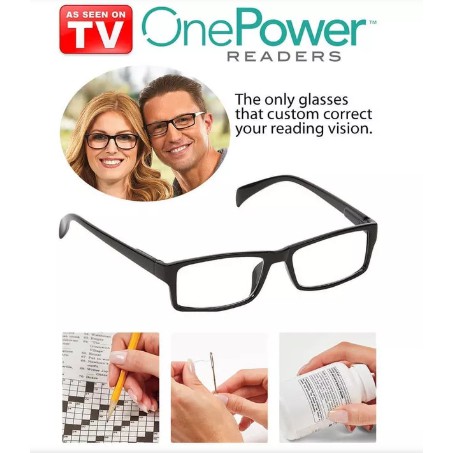 (BISA COD) Kacamata Auto Fokus Unisex Flexy One Power Readers Kacamata Baca Plus Kacamata Baca Pria 