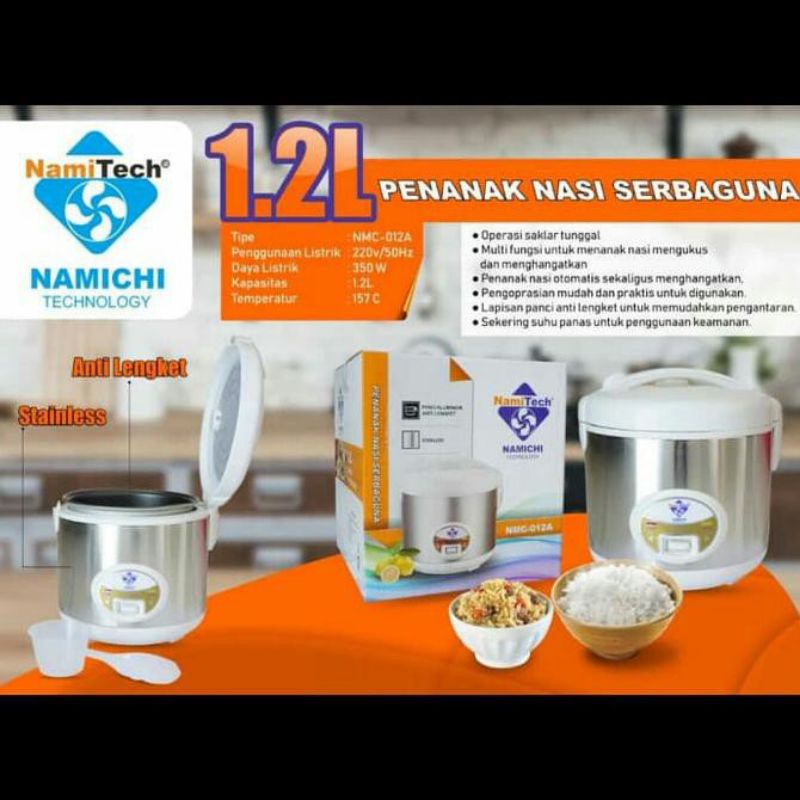 Magic com/Penanak nasi serbaguna Namitech / namichi technology / NMC - 012A