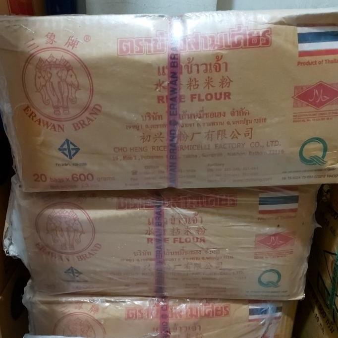 

Tepung Beras Thailand Erawan 600 Gram 1 Karton (20 Bungkus) Terbaru