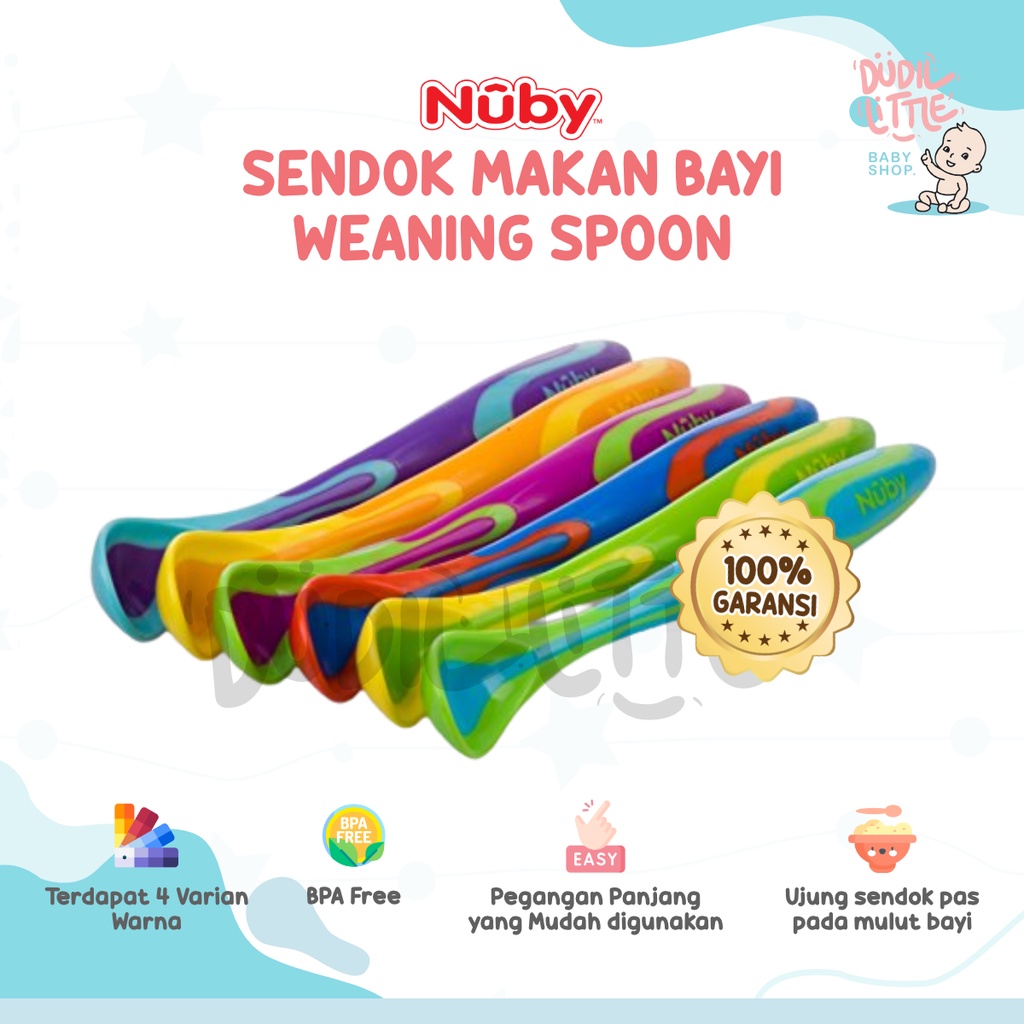 Nuby Weaning Spoons Sendok Makan Bayi