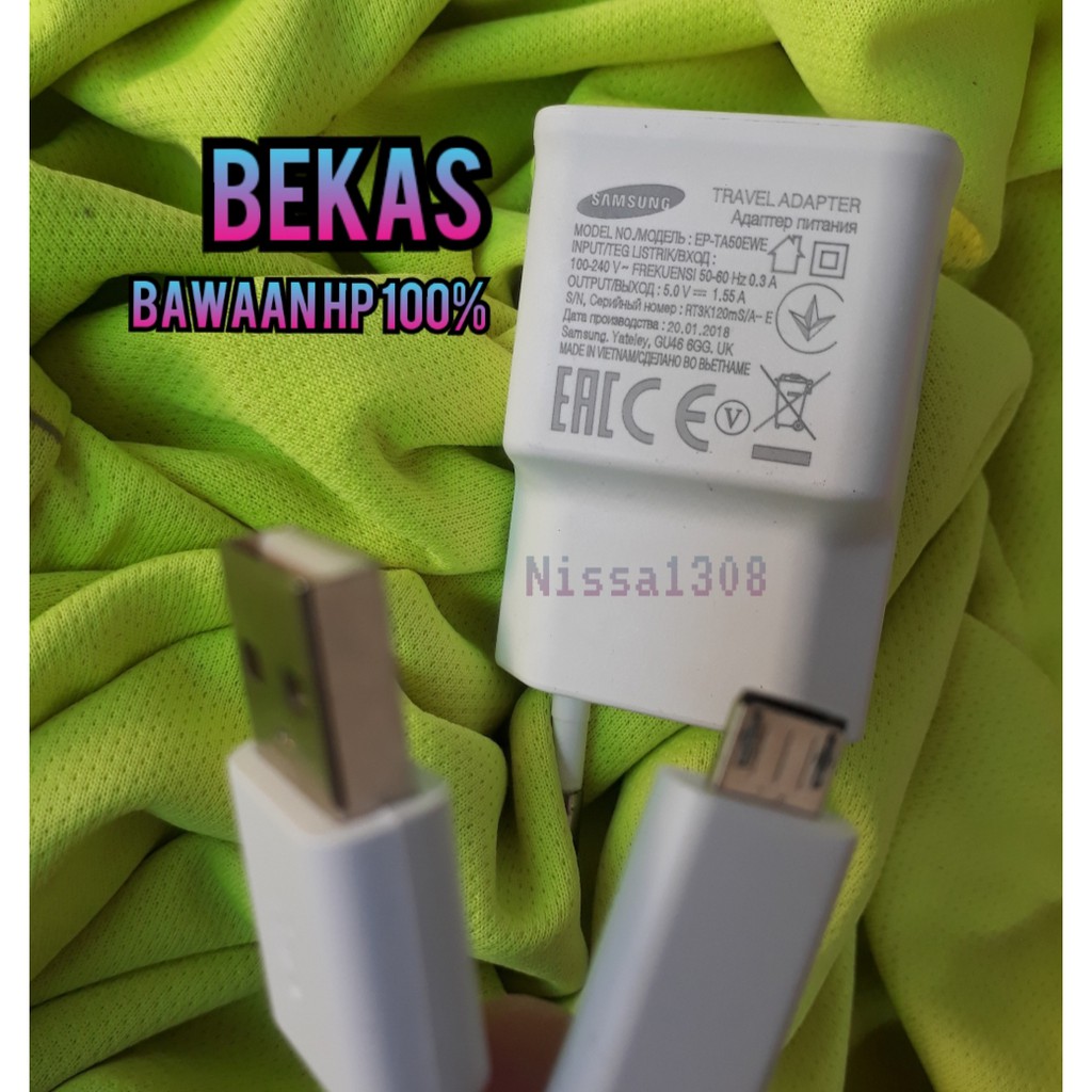 Charger samsung A6 A7(2018) J7 J8 J5 J4 J3 J2 J1 A6+ Original bawaan hp