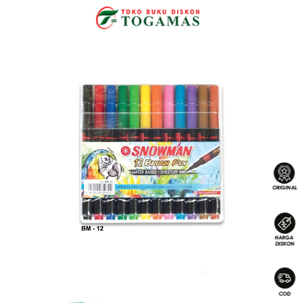 

SPIDOL BRUSH PEN BM-12W SNOWMAN