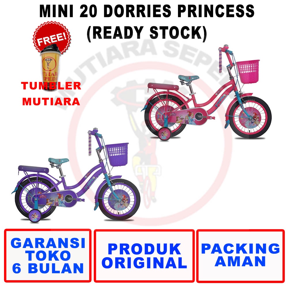 Sepeda Anak Mini 20 Inch Pacific Dorries Princess