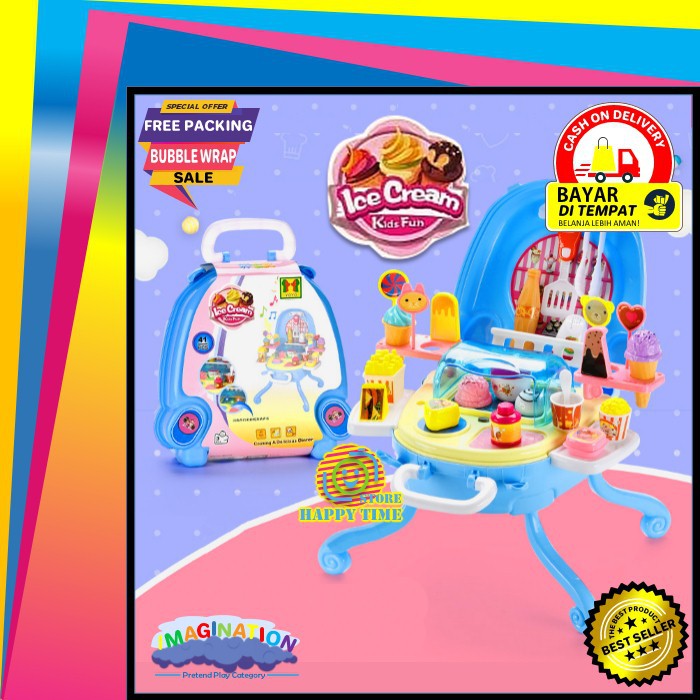 Mainan Ice Cream Anak Es Krim Es Kriman Koper Maker Shop Kado Anak Laki Laki Perempuan
