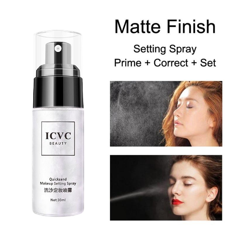 HOPE STORE - ICVC Makeup setting spray gliter import bottle - Spray Makeup Tahan Lama dan glowing